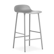 Normann Copenhagen Form Chair barstol metalben grå