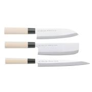 Satake Satake Houcho knivsæt nakiri, sashimi & santoku 3 dele