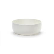 Serax Base morgenmadsskål med lav kant hvid 16 cm