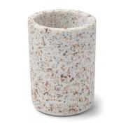 Humdakin Humdakin Terrazzo vase Ø10 cm White/Brown