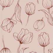 Cooee Design Tulipa servietter 16x16 cm Blush