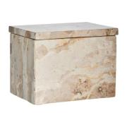 Lene Bjerre Ellia opbevaringskasse marmor 16,5x11,5 cm Linen
