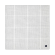 Lexington Pepita Check Cotton Linen borddug 50x50 cm White/Light gray