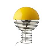 Verpan Wire bordlampe Ø30 cm Chrome/Yellow