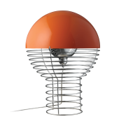 Verpan Wire bordlampe Ø40 cm Chrome/Orange