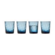 Lyngby Glas Vienna vandglas 30 cl 4-pak Blue