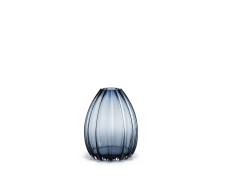 Holmegaard 2Lip vase 34 cm Mørkeblå