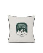 Lexington Mountain Logo pudebetræk 50x50 cm Hvid-grøn