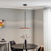 Vibia Flat LED-hængelampe 1 lk. Ø 55 cm terrakotta