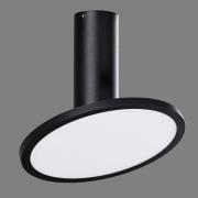 Morgan LED-loftlampe, bevægelig, sort