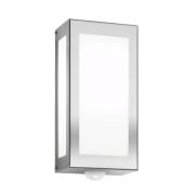 Udendørs væglampe Aqua Rain, stål, sensor