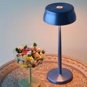 Zafferano Sister Light LED-bordlampe med genopladeligt batteri, blå