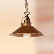Rustik hængelampe BRUNO, 25 cm