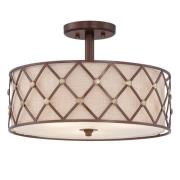 Brown Lattice loftlampe med afstand