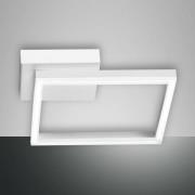 Bard LED-loftlampe, 27x27cm cm, hvid