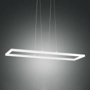Bard LED-hængelampe, 92x32 cm i hvid