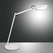 Regina LED-skrivebordslampe med dæmper, hvid