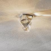 Fabbian Tripla - LED krystal-loftlampe, alu