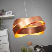 Pura hængelampe i kobber, 60 cm, 8x G9