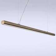 LED-pendel Materica beam 200 cm messing