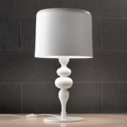 Bordlampe Eva TL3+1G 75 cm, hvid
