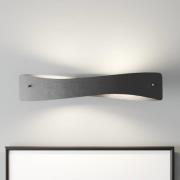 Quitani LED-væglampe Lian, sort/aluminium