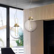 Modo Luce Orb LED-hængelampe, messing, Ø 40 cm