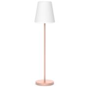 Newgarden Lola Slim 180 solcelle-gulvlampe i rosa guld