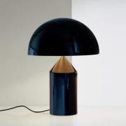 Oluce Atollo bordlampe med lysdæmper Ø50cm sort