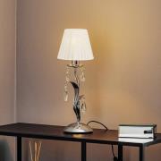 Bordlampe Jacqueline, 1 lyskilde, hvid