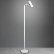 Marley gulvlampe, hvid, højde 151 cm, metal