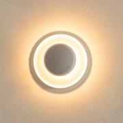 Vibia Top LED-væglampe, Ø 17 cm, hvid
