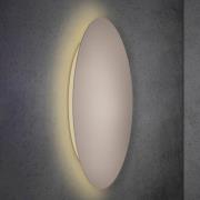 Escale Blade LED-væglampe, taupe, Ø 95 cm