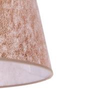 Cone lampeskærm, højde 25,5cm, metalliseret kobber