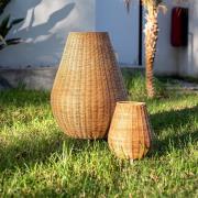 Newgarden Saona LED-bordlampe af rattan