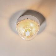 Loftlampe Nook med klar skærm, hvid