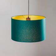 Hængelampe Soho cylindrisk 1 lyskilde Ø 40 cm grøn/guld