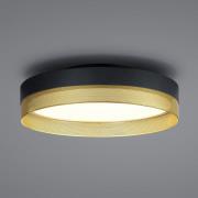 Mesh LED-loftslampe, Ø 45 cm, sort/guld