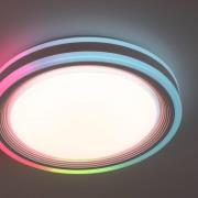 LED loftslampe Sfærisk, CCT, RGB, Ø 40cm