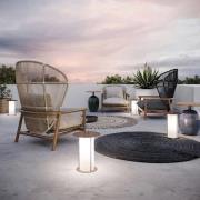 Modo Luce Diogene LED-terrasselampe, batteri, rust