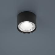 Helestra Kari LED-loftlampe, rund, sort