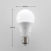 LED-pære E27 A65 15W 3.000K, kan dæmpes i 3 trin