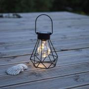 Eddy solcelledrevet LED-dekorationslygte, burskærm