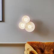 Luceplan Bulbullia LED-væglampe, 3 lyskilder