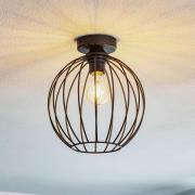 Loftlampe Cumera med åben kugleformet skærm, Ø 24 cm