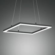 Bard LED-hængelampe, 42x42 cm, antracit