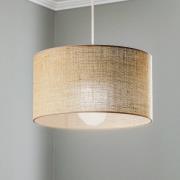 Hængelampe Jute cylinder naturbrun Ø40cm 1 lyskilde.