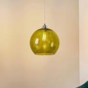 Colour hængelampe, grøn glasskærm