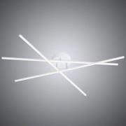 Tiriac LED-loftlampe, hvid, kontaktdæmper