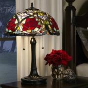 Larissa bordlampe i Tiffany-stil